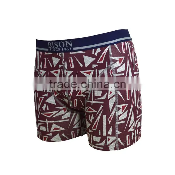 Sexy Custom Boxer Cotton Elastic Waist Sublimation Men's Underwear photo-2