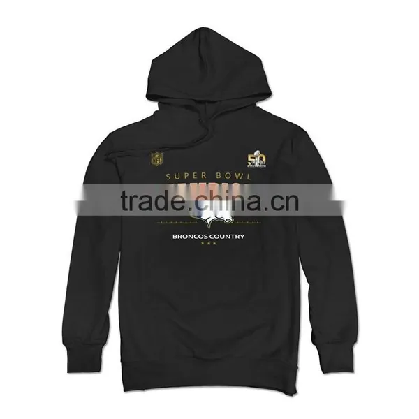 Bulk Custom Printing Design 65% Polyester 35% Cotton Fleece Mens Pullover Oversized Hoodie photo-4