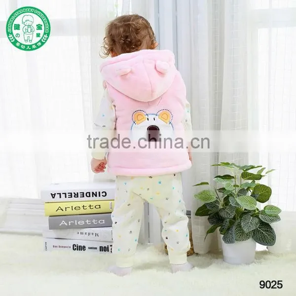 #9025** Autumn/winter Hot Sale Baby Kids Winter Warm Vest With Hood, Baby/children/kid Waistcoat, Baby's Heating Vest photo-6