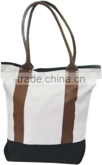 Leather Canvas Tote Bags