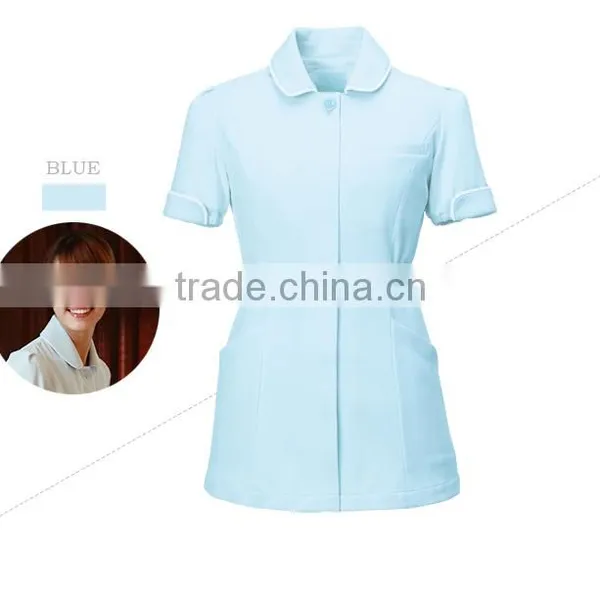 Turndown Collar Nurse Hospital/beautiful Shop Short Sleeve Uniform photo-2