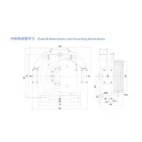 Gearless Traction Machine / Motor 120m Lifting Height MINI-2 photo-2