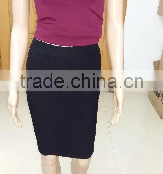Zigzag Seamless Skirt Long Skirt, Nylon Spadex Goods Stretch Fashion Cleasic Skirt