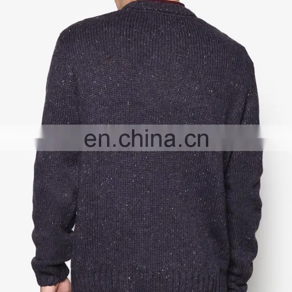 Latest Cashmere Wool Knitted Sweater Designs for Men Cardigan Pictures Winter Christmas Sweaters photo-4