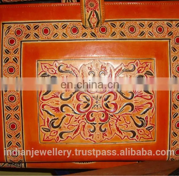Genuine Laptop Office Bags Manufacturer, Original Goat Leather Bag Exporter photo-6