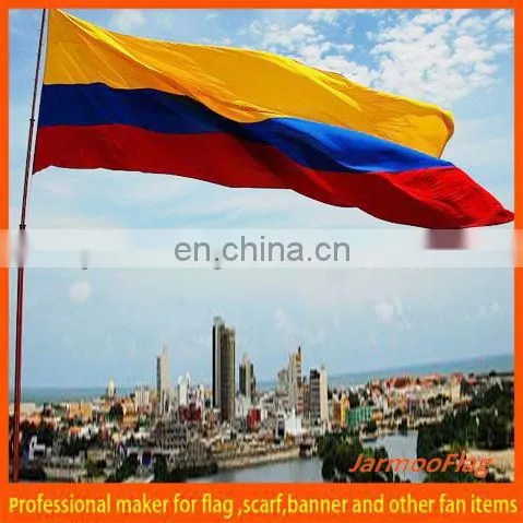 flying polyester Colombia flag