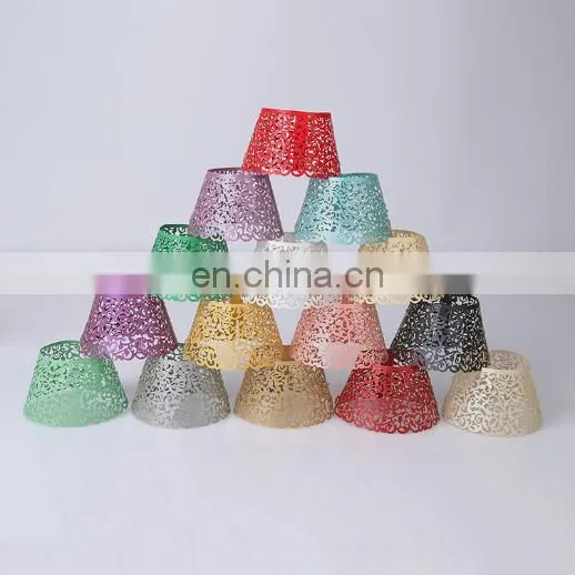 Cake Accessory Food Packaging Folk Art Laser Cut Paper Cup Cake Wrappers photo-3