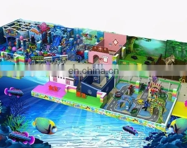 Ocean Theme Kids Play Park Equipment Indoor