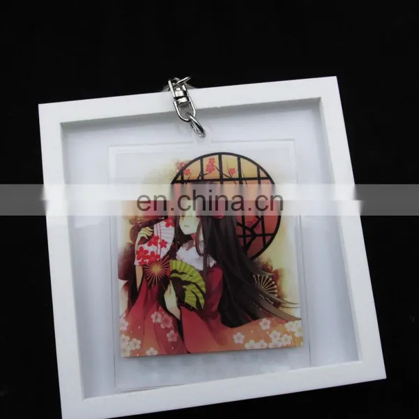 New Design Promotional Gift Square Keychain Acrylic photo-3