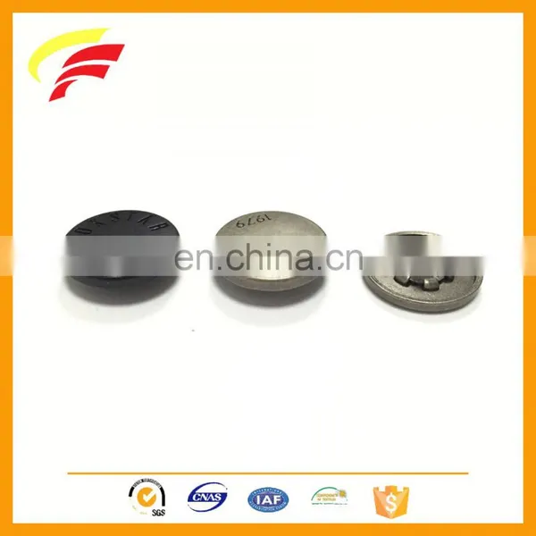 18mm Metal Custom Snap Button With Debossed Logo for Clothing F1250 photo-4