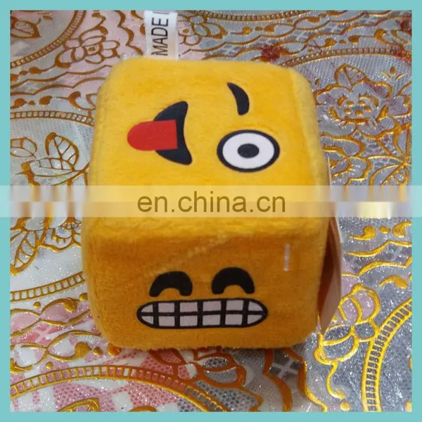 6cm Plush Emoji Dice Keychain photo-2