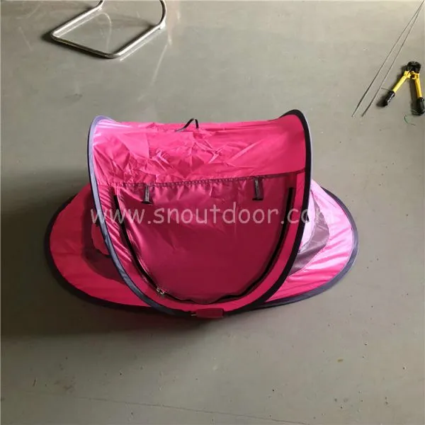 Automatic Pink Girl Beach Pop up Baby Tent photo-3