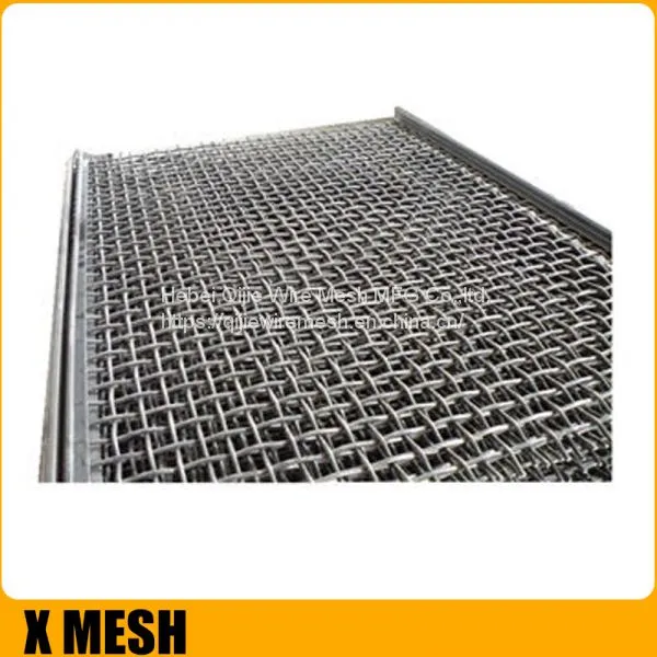 65mn Crimped Wire Mesh Woven Screen Crusher Vibrating Screen Mesh Customized Hook Vibrating Sieve photo-2