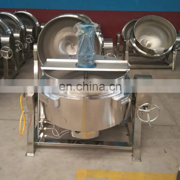Steam Heating Jacketed Caramel Cooking Kettle Machine for Making Liquid Soap photo-6