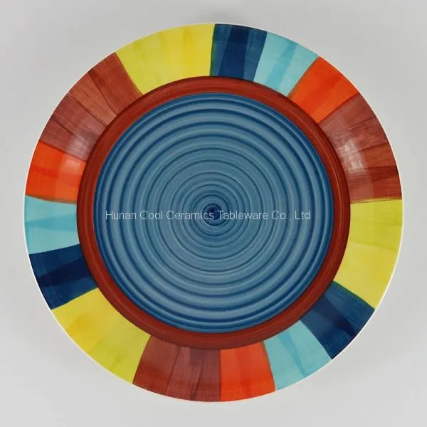 Wholesale Custom Cheap Restaurant Bulk Ceramic Printed Dinner Plate photo-2