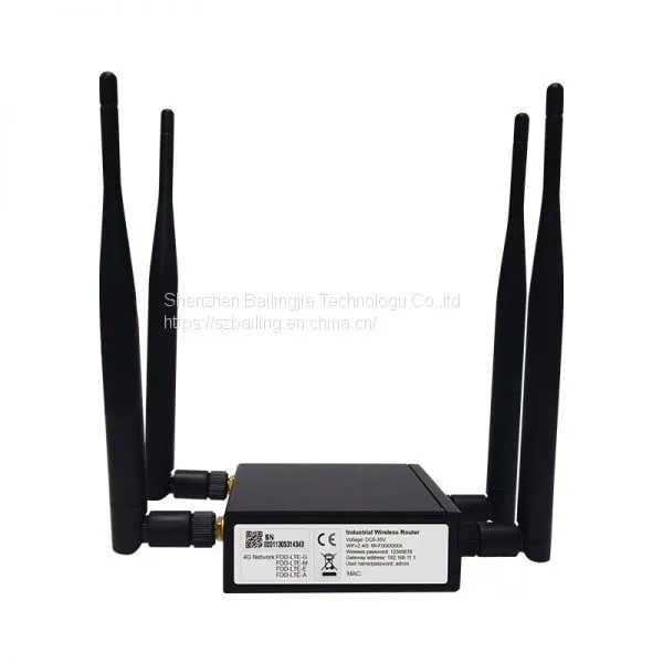 2.4Ghz WIFI 3G 4G Router With Sim Card Slot 2 Lan Port Industry CPE LTE Router