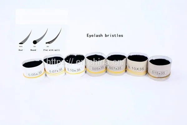PBT Tapered Fiber for Flase Eyelash Bristle and Synthetic Hair