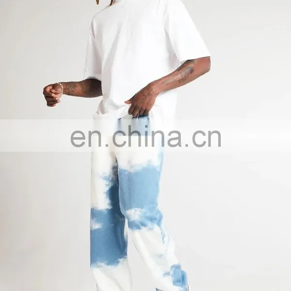 DiZNEW Oem Super Fly Sky Blue Cotton Denim Jeans For Man photo-7