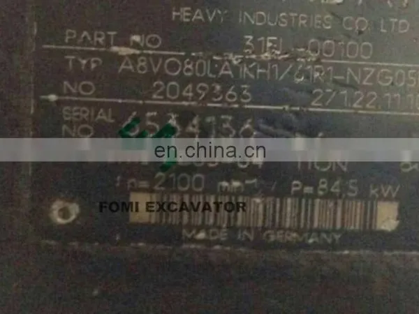 2054831 ZX160 Hydraulic Pump A8V080 MAIN PUMP photo-2