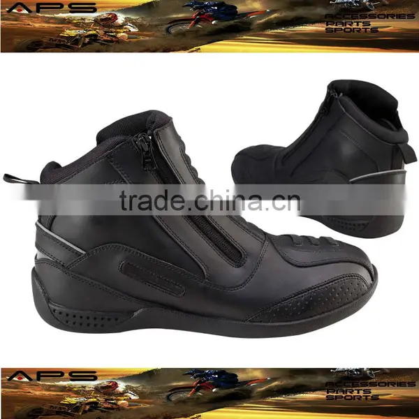 Motorcycle Racing Boots Racing Shoes Waterproof Leather Boots photo-2