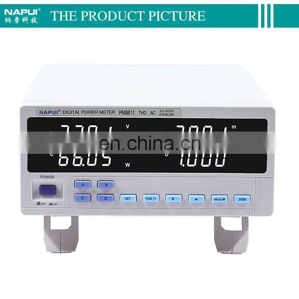 PM9811 Digital Harmonic Tester Frequency Power Factor Smart Power Meter Watts Meter photo-4
