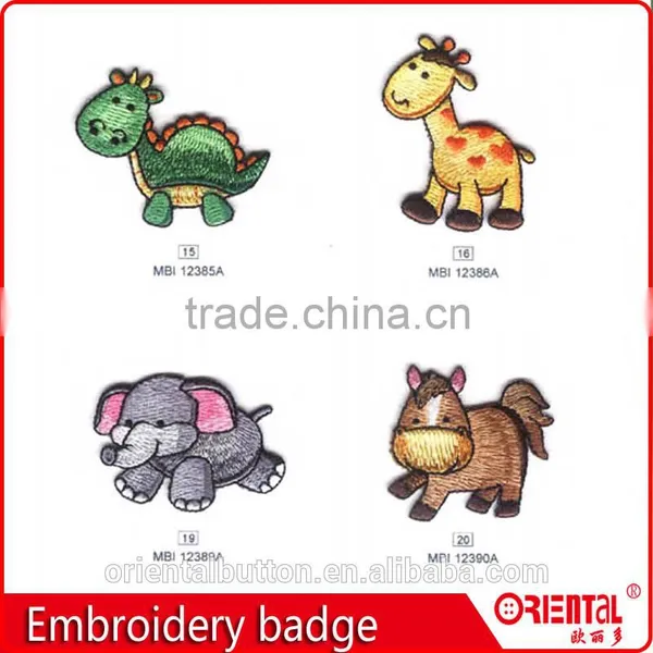 High Quality Custom Kids Embroidered Patches for Kids photo-2