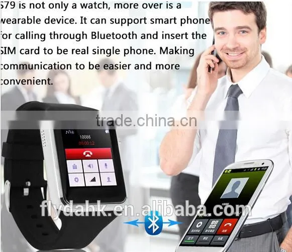 S79 Smart Watch Sim Card Slot Smart Watch S79 Bluetooth Watch Phone 100% Natural Watch Phone S79 Pink Color Smart Watch photo-3