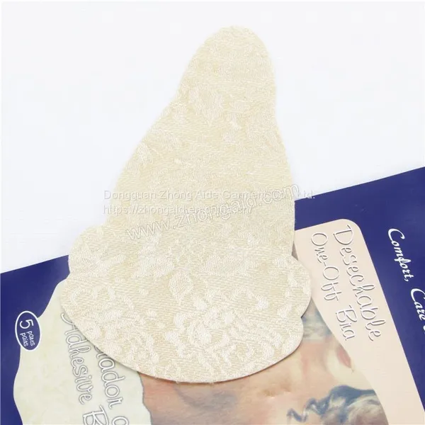 Lace Gourd Shape Nipple Stickers White Lace Nipple Covers Nipple Patch photo-4