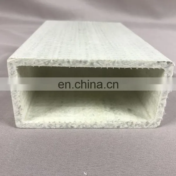 Durable FRP Pultruded Profile Anti Corrosion FRP Rectangle Tube photo-3