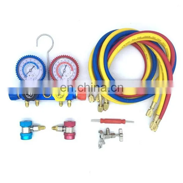 CT-536 ALF Aluminium-Manometer-Set für HVAC-Kälteanlagen und Autoklimaanlagen zum Befüllen mit R134A photo-4