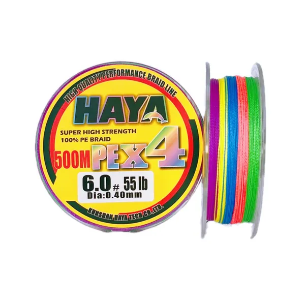 HAYA Best Braided Fishing Line for Spinning Reels Extremely Thin Lines Sensitive Braid Color PE Fishing Line photo-3