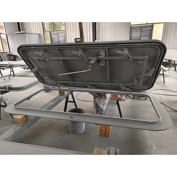 Single Handle Steel Wind and Rain Door for Marine Use Hardware Product photo-2