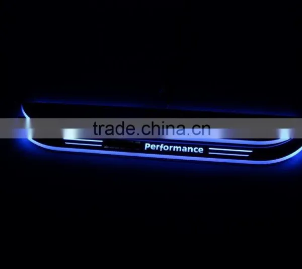 Top Quality B.M.W F20 LED Moving Door Scuff Sills Plate Light for BMW F20 2013-2015 Auto Accessories Led Door Sills Light photo-2