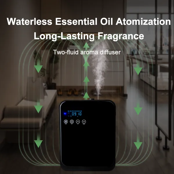 Affordable Long-Lasting Fragrance Control Hotel Twin-Fluid Atomization Wall Scent Diffuser photo-3