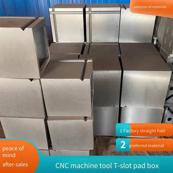 Junyuan Ht300 Square Box Workbench, Customization Supported, Equal-height T-slot Pad Box, 90-degree Machine Tool Cast Iron Square Tube Casting photo-2