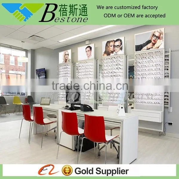 Glass Top Optical Table, Retail Optical Store Furniture