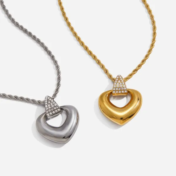 Bespoke 3D Stainless Steel Gold Key Pendant Necklace - Custom Metal Alloy Jewelry photo-2