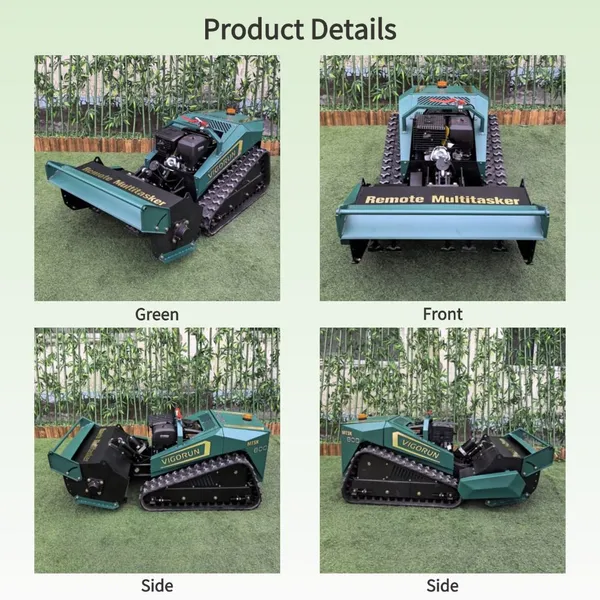 Wildfire Prevention Zones Grass Control Vigorun Tech Remote Controlled Robotic Petrol Lawn Mowers Electric Cutter Prices photo-4