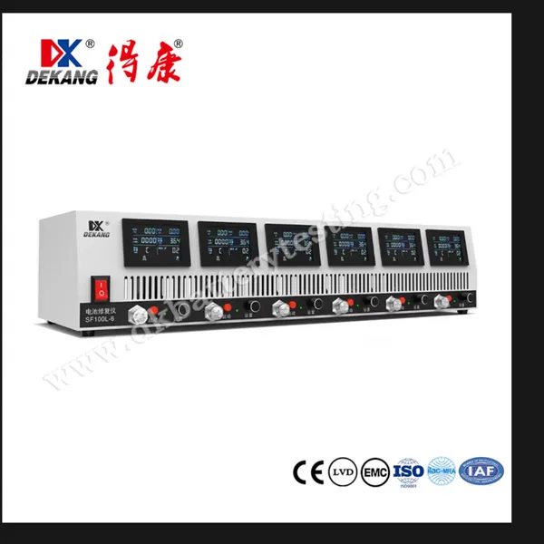 DEKANG SF100S 6‑Channel Lead‑Acid Lithium Battery Charge‑Discharge Tester Equalizer Pulse Repair Machine With IoT photo-3
