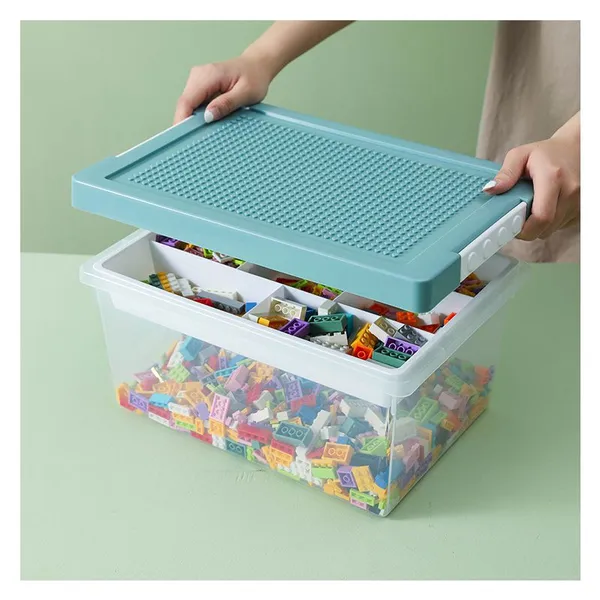 Stackable Colourful Plastic Storage Box for Legoing and Toys photo-3
