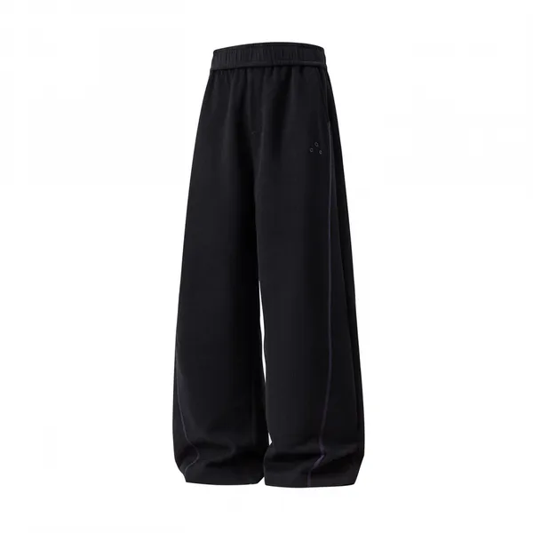 Men’s Cotton-Blend Wide-Leg Sweatpants photo-2