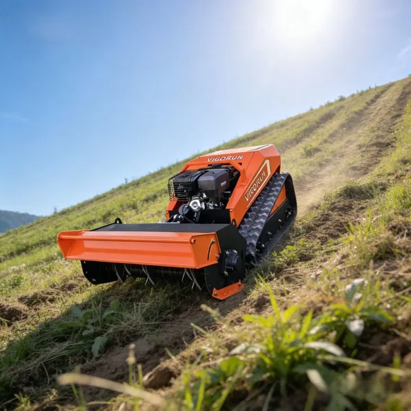 Mower Bcs Self-Locking Motor Desbrozadora Forestal Control Remoto ATV Flail Mower For Tea & Coffee Plantations