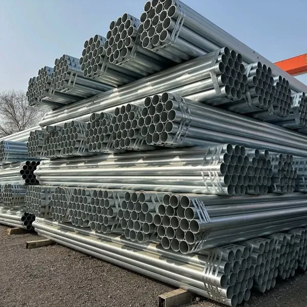 China Supplier Hot Dip Galvanized Steel Pipe GI Pipe Threaded End Schedule 40 Galvanized Tube For Water Gas System photo-2