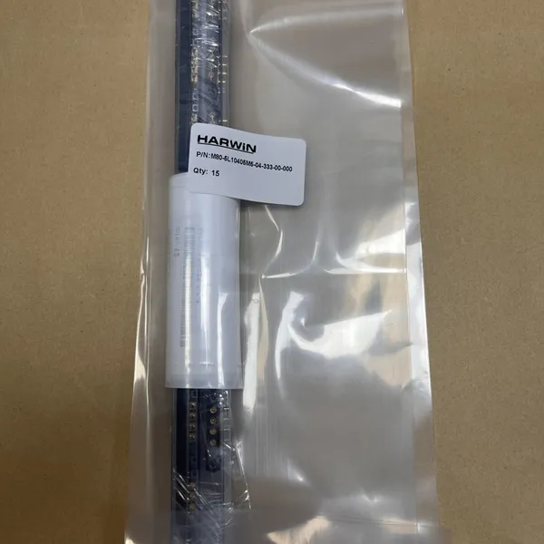 Harwin M80‑5L10406M6‑04‑33‑00‑00 Datamate‑Mix‑Tek Signal+Power Mixed‑Layout High‑Reliability Connector, Jack‑Screw Locking, Gold‑Plated Contacts