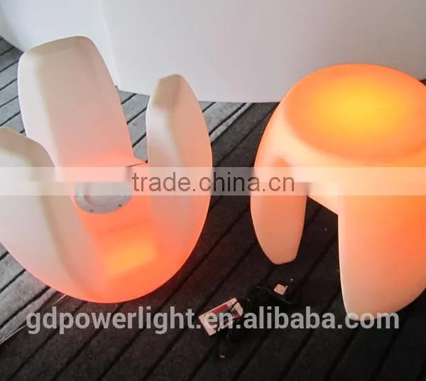New PE Plastic Stool With LED Lights and Remote Control YXF-4340 photo-5