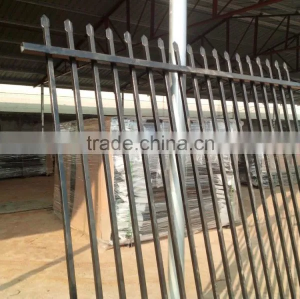 3 Rails Powder Coated Commercial Black Pool Fence for Sale photo-2