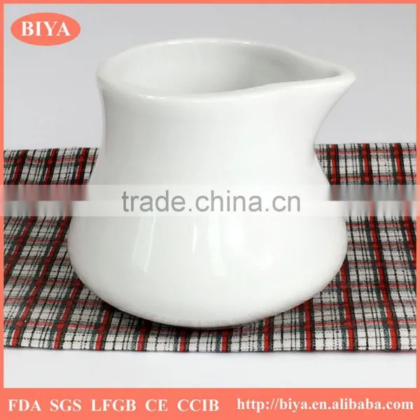 Chaozhou Factory Directly Ceramic Bulk Spice Jar Porcelain Small Milk Jar,milk Pot, Juice Jar and Coffee Jar for Dinner Jar photo-3