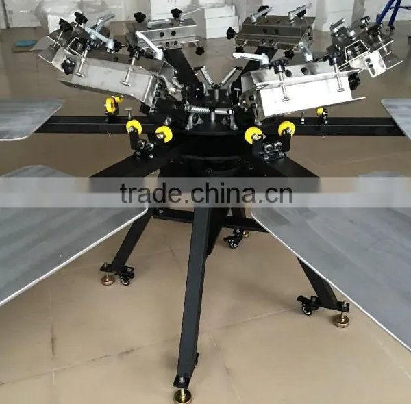 Factory Directly Provided Top Quality Manual 6 Color 6 Station Screen Printer With Micro Registration photo-5