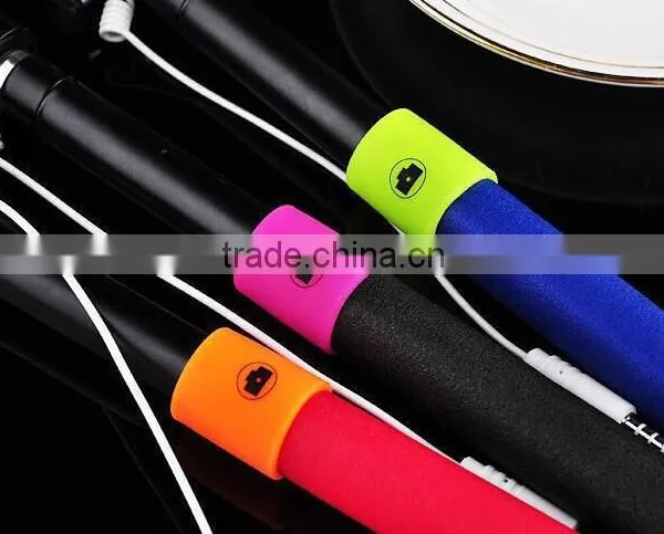 Manufacture Cable Take Pole Selfie Stick Extendable 24cm to 95cm photo-6