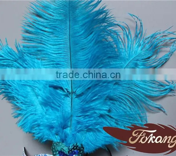Wholesale Cloth Trim Big Ostrich Feather Mask For Bachelorette Party Supplies photo-5